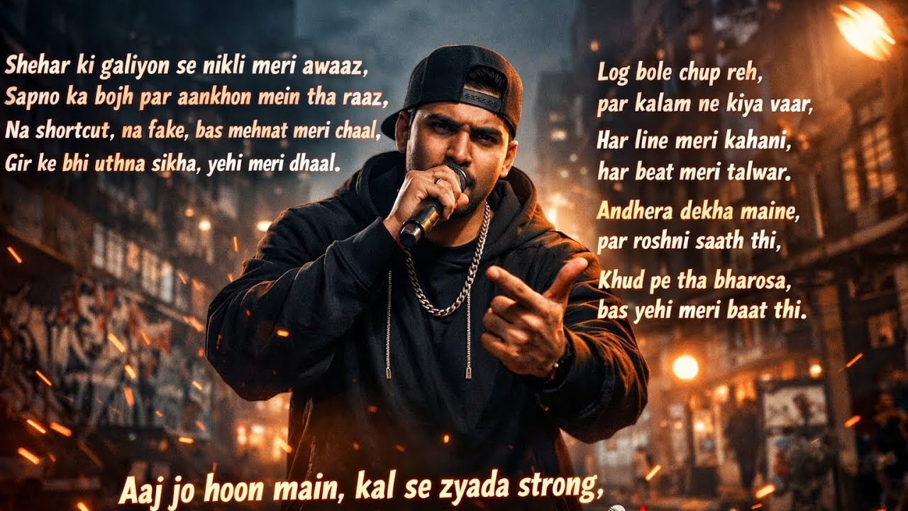 Aaj jo hoon main, kal se zyada strong, Street se stage tak-yehi meri song.#tsong #Rap