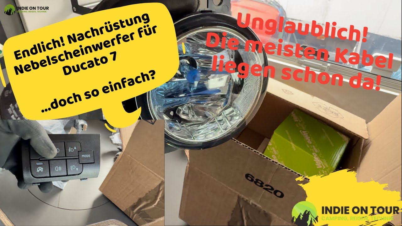 Endlich! Nebelscheinwerfer für Ducato 7 nachrüsten - Anleitung und Programmierung des ECU!