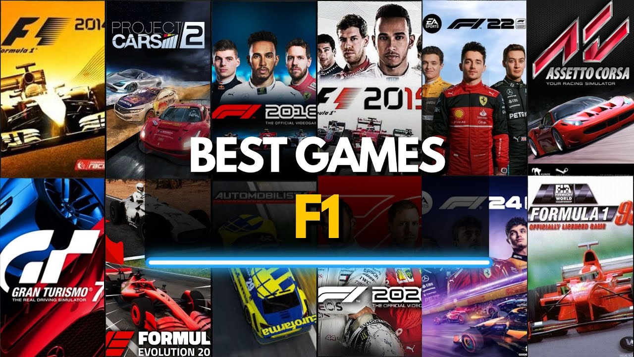 Top 55 Best F1 Games of All Time 🏁