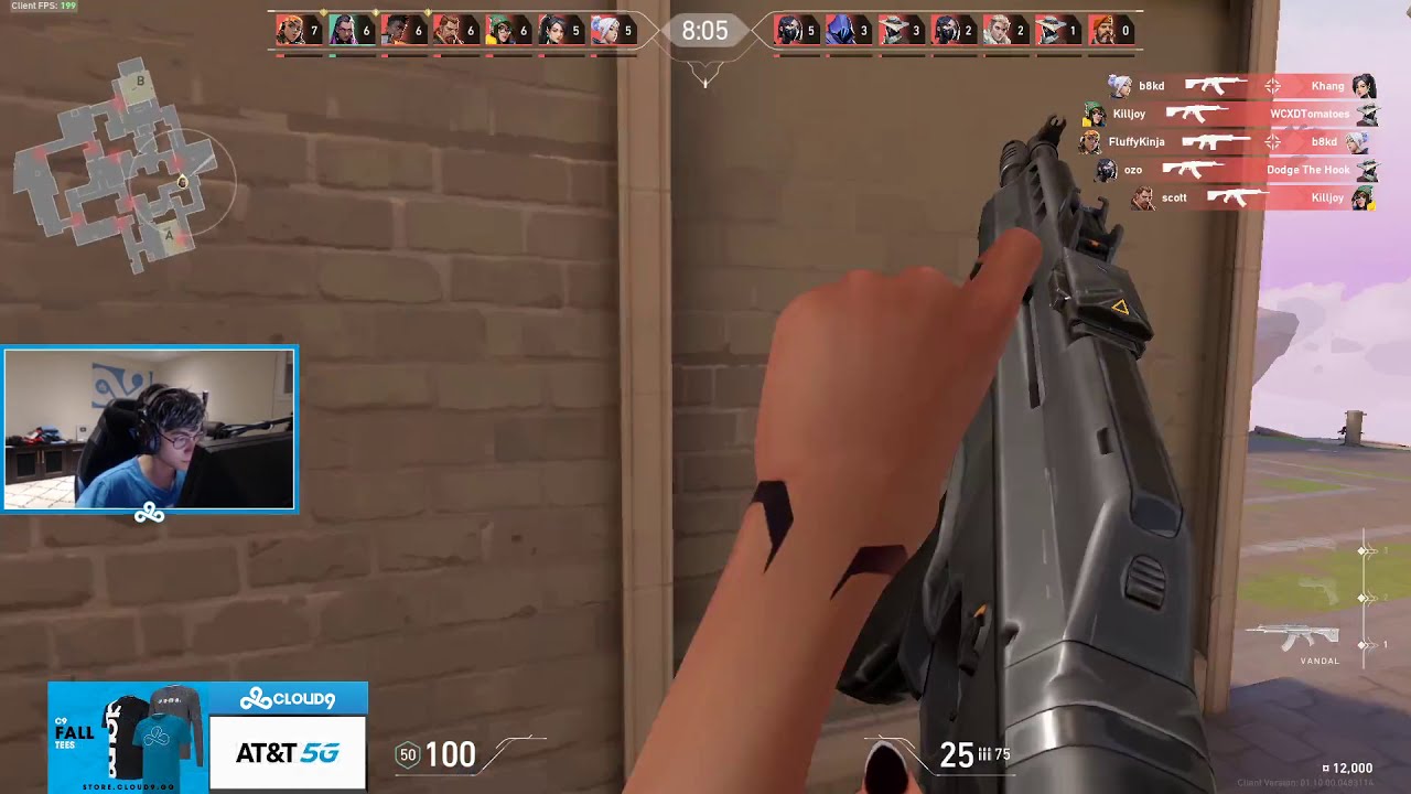 Valorant TenZ Playing Deathmatch with NO CROSSHAIR