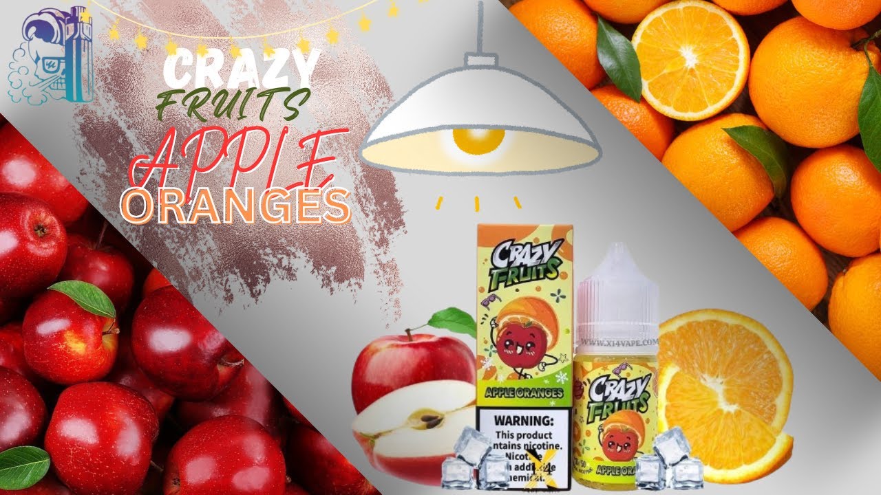 Tokyo Crazy Fruit Series Apple Orange E-Liquid Review | Fruity Vape Juice by MA SALT