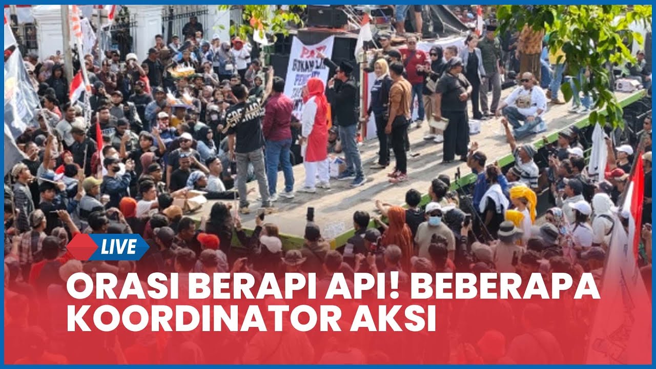 🔴LIVE Orasi Berapi Api! Beberapa Koordinator Aksi di Alun-alun Kabupaten Pati