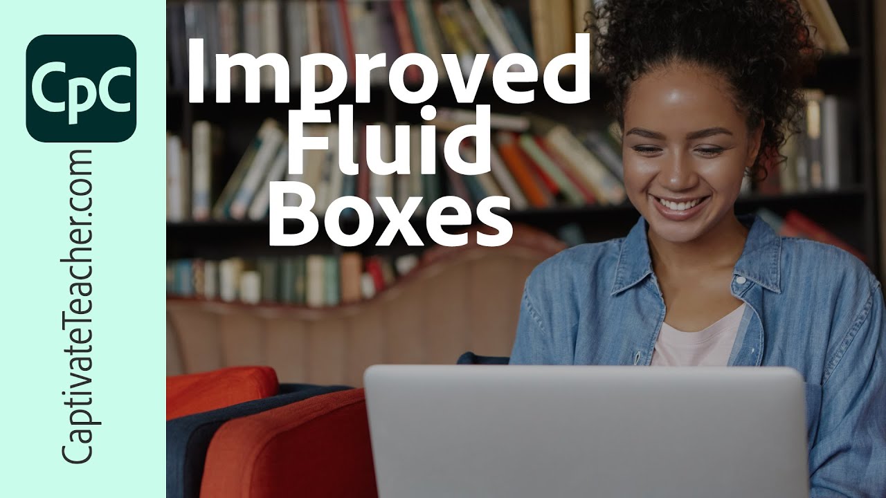 Улучшения в Fluid Boxes в Adobe Captivate 2019