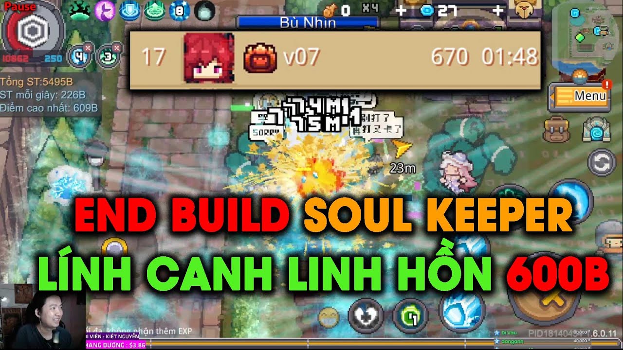 END BUILD SOUL KEEPER Lính Canh Linh Hồn 700B DPS | SS2 Soul Knight Prequel VIET