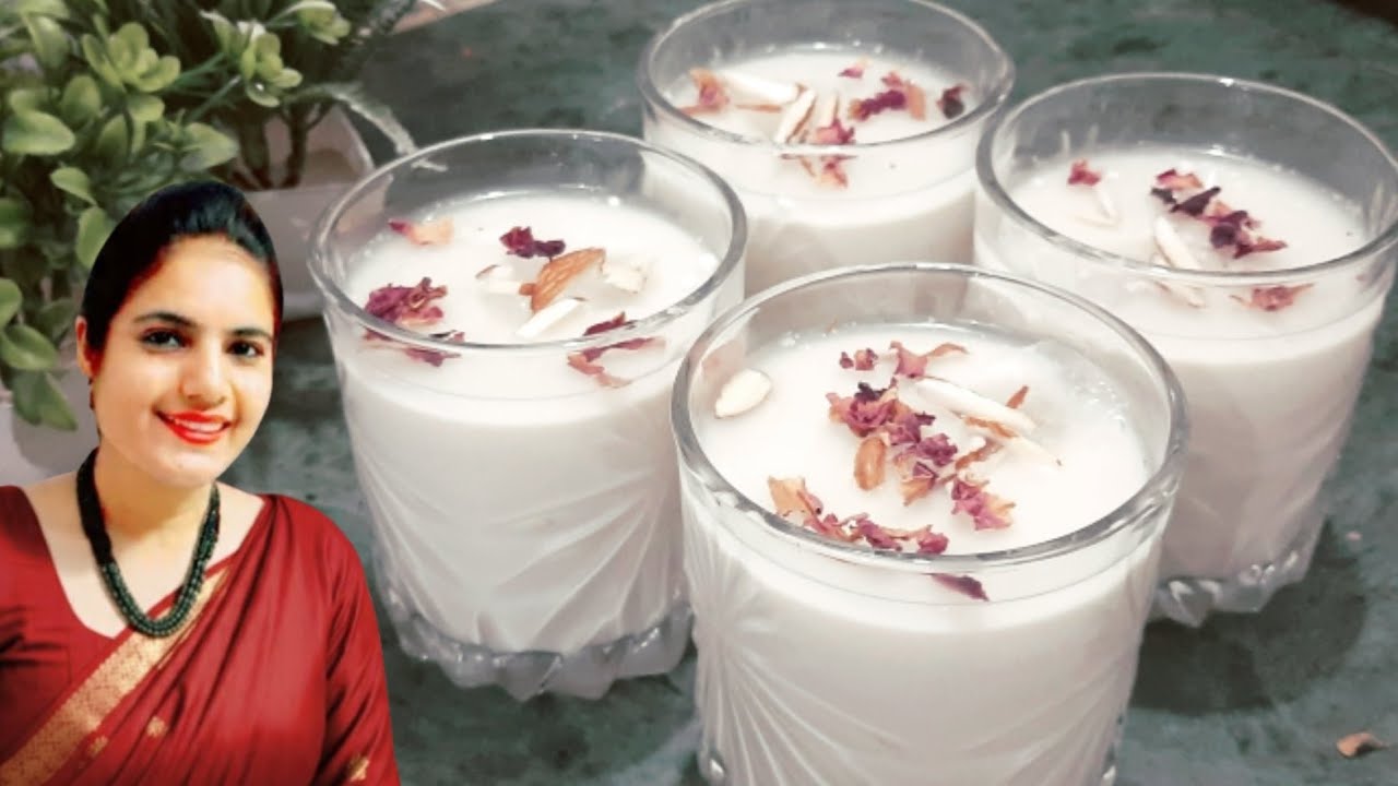 Healthy And Tasty Summer Drink | Thandai Recipe