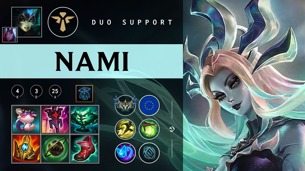 Nami Support vs Karma - EUW Challenger Patch 26.07