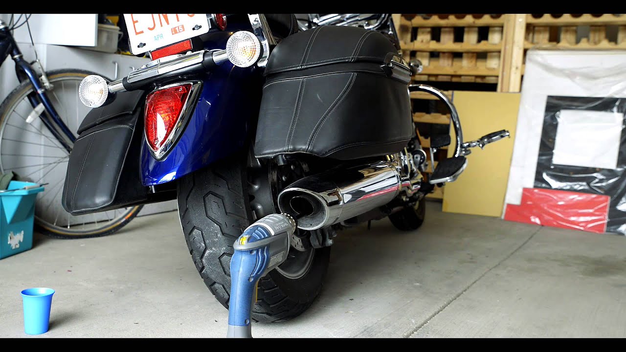 2007 Yamaha V-Star 1300 Motorcycle Exhaust Modifcation