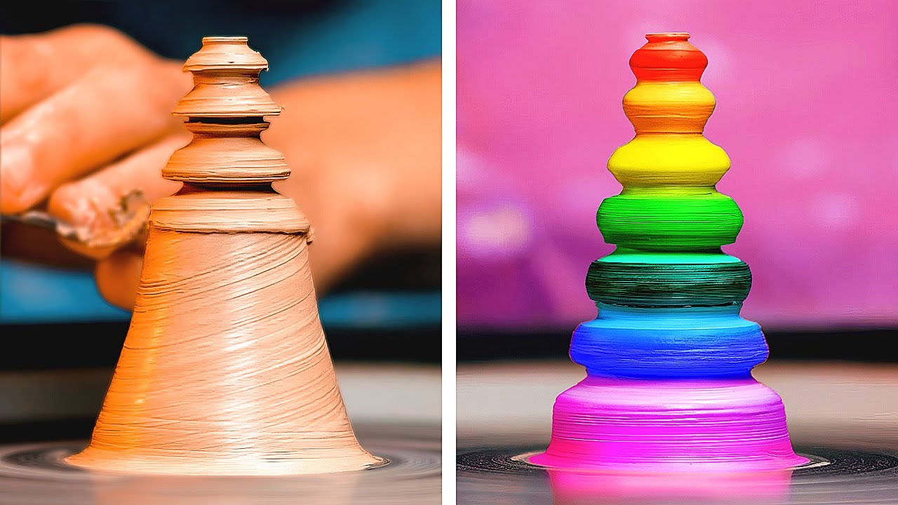 Mesmerizing Clay Pottery Ideas That Will Satisfy You || Cool DIY Crafts With Clay And Epoxy Resin