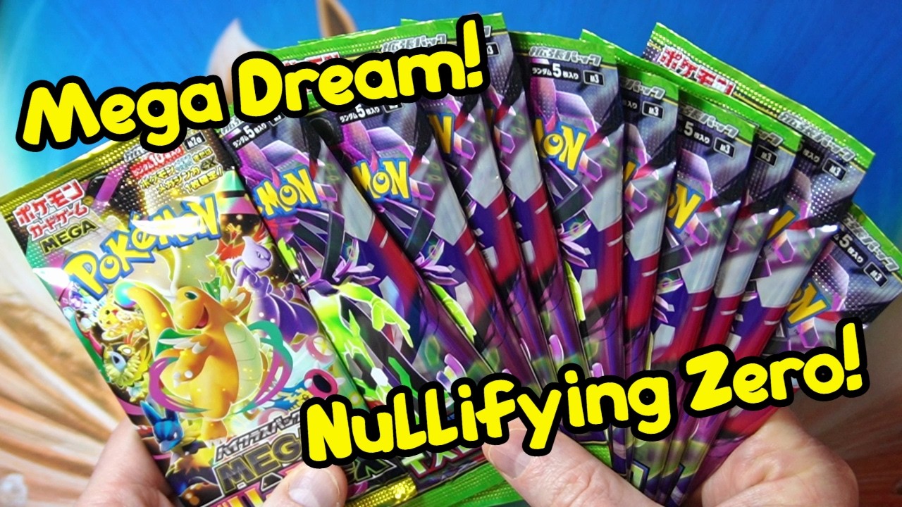 Наборы Pokemon TCG Nullifying Zero & Mega Dream Packs!
