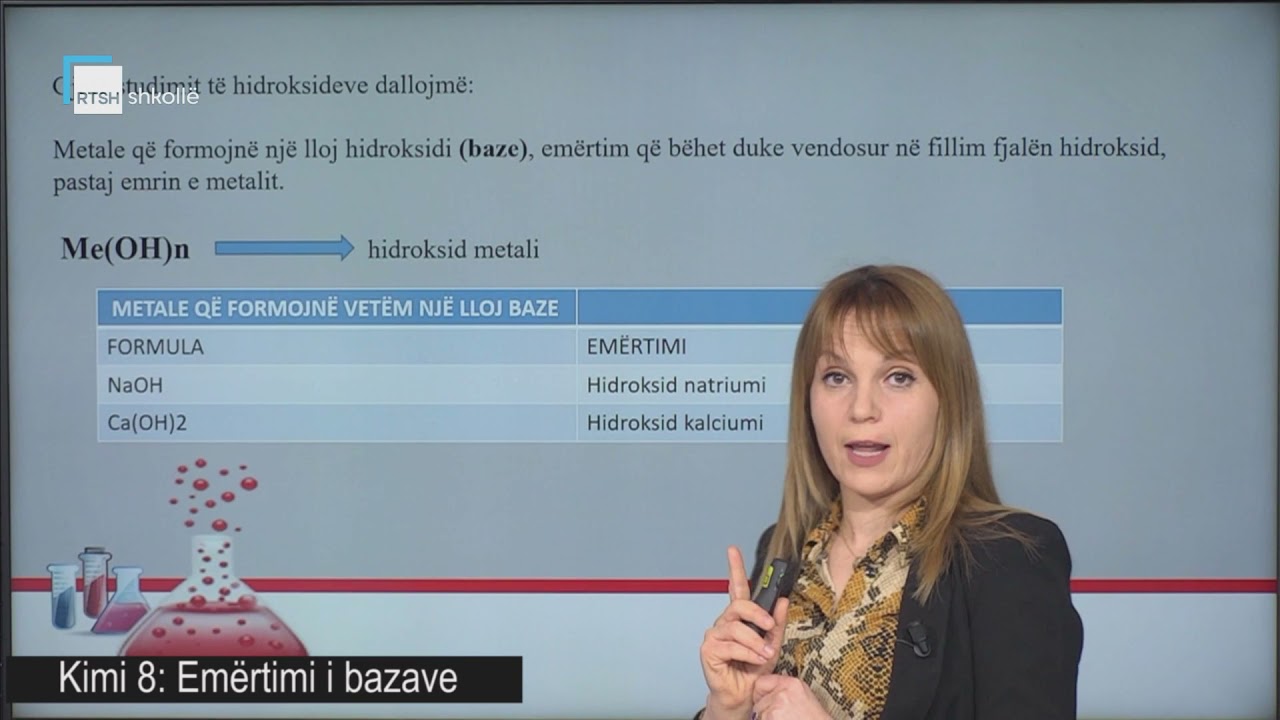 Kimi 8 - Emërtimi i bazave