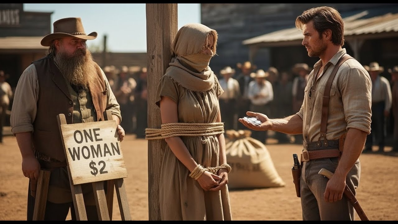 Lonely Lumberjack Paid $2 for Woman With Sack on Her Head at Auction—Marries Her When She Says Name.