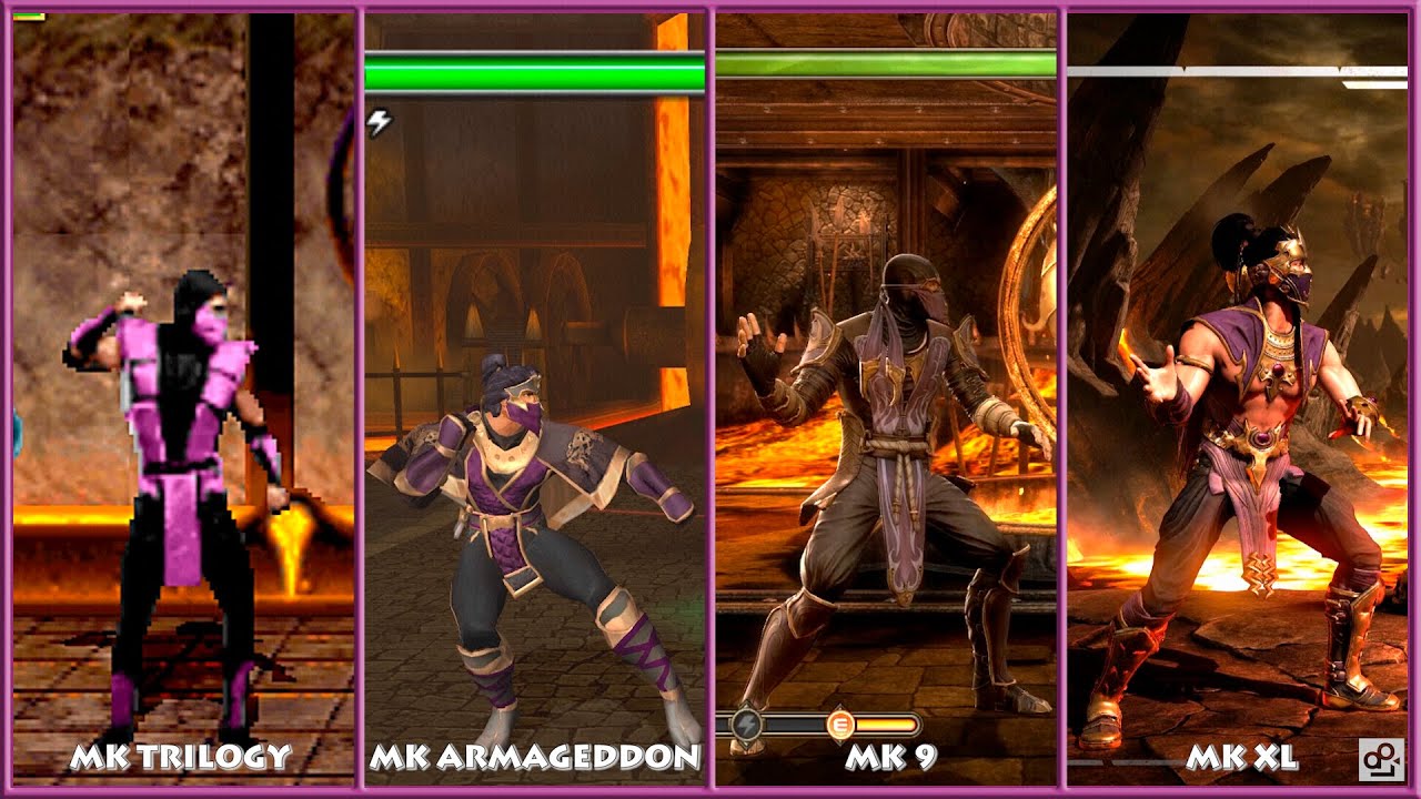 RAIN Graphic Evolution 1996-2015 Mortal Kombat | PSX XBOX PC |