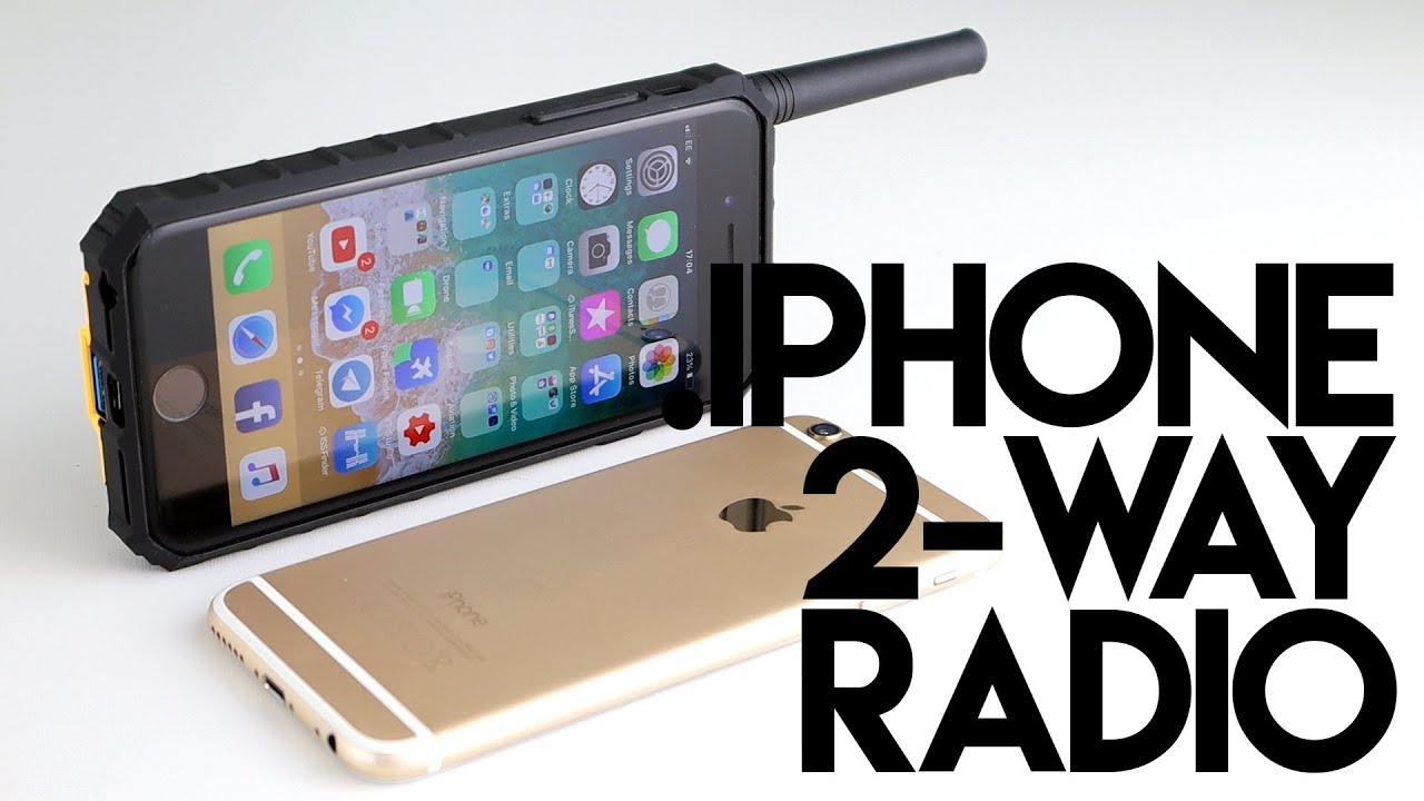 Turn Your iPhone Into A Walkie Talkie! - IP01 Power Bank, Phone Case & Two Way Radio