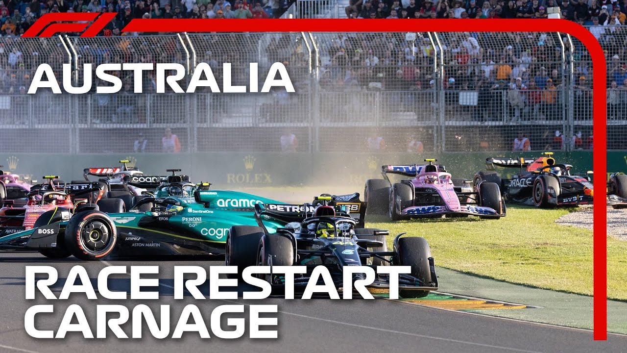 Race Restart Madness in Melbourne! | 2023 Australian Grand Prix