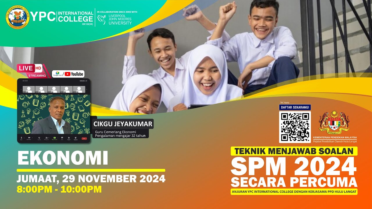 TEKNIK MENJAWAB SOALAN SPM 2024 : EKONOMI
