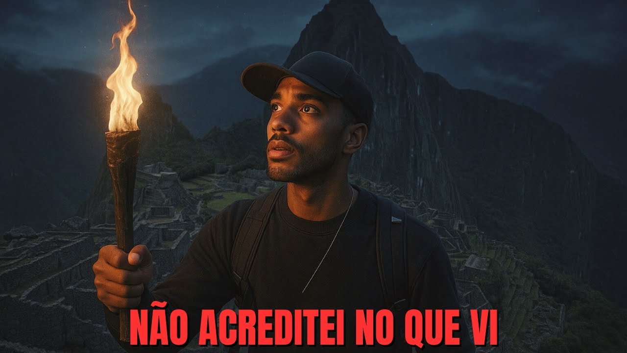 Fui até MACHU PICCHU DE NOITE e tomei um SUSTO com o que VI NA CAVERNA (Machu Picchu completo) 🇵🇪