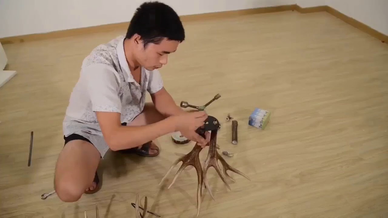 DS-LB01 How to install antler chandelier