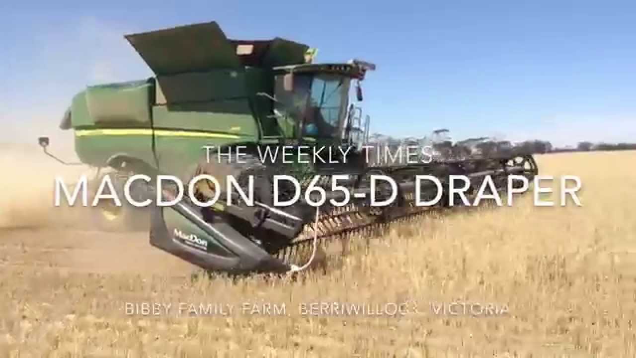 MacDon D65-D Draper Header