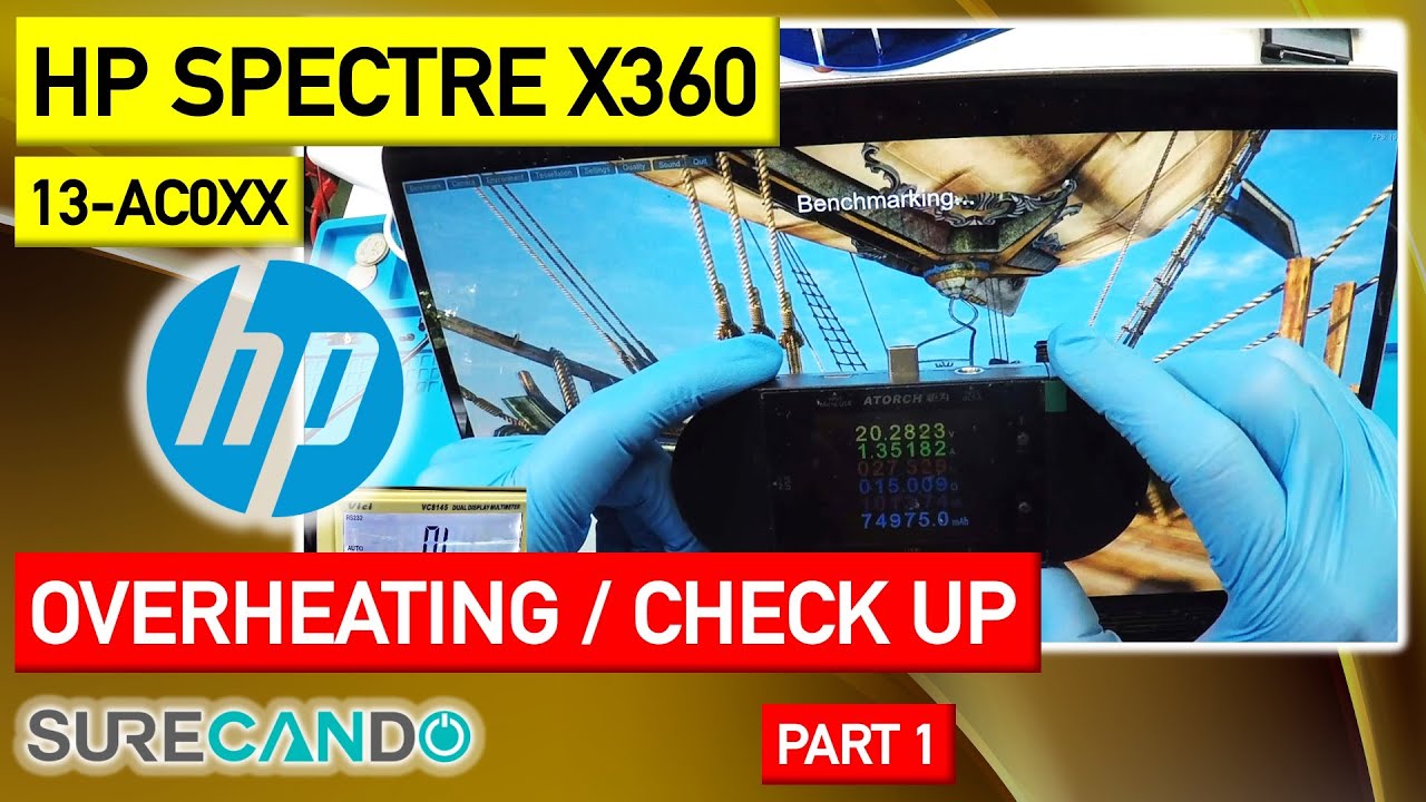 HP Spectre Convertable 13-ac0XX Noisy fan & overheating. Inspection / Tests Part 1