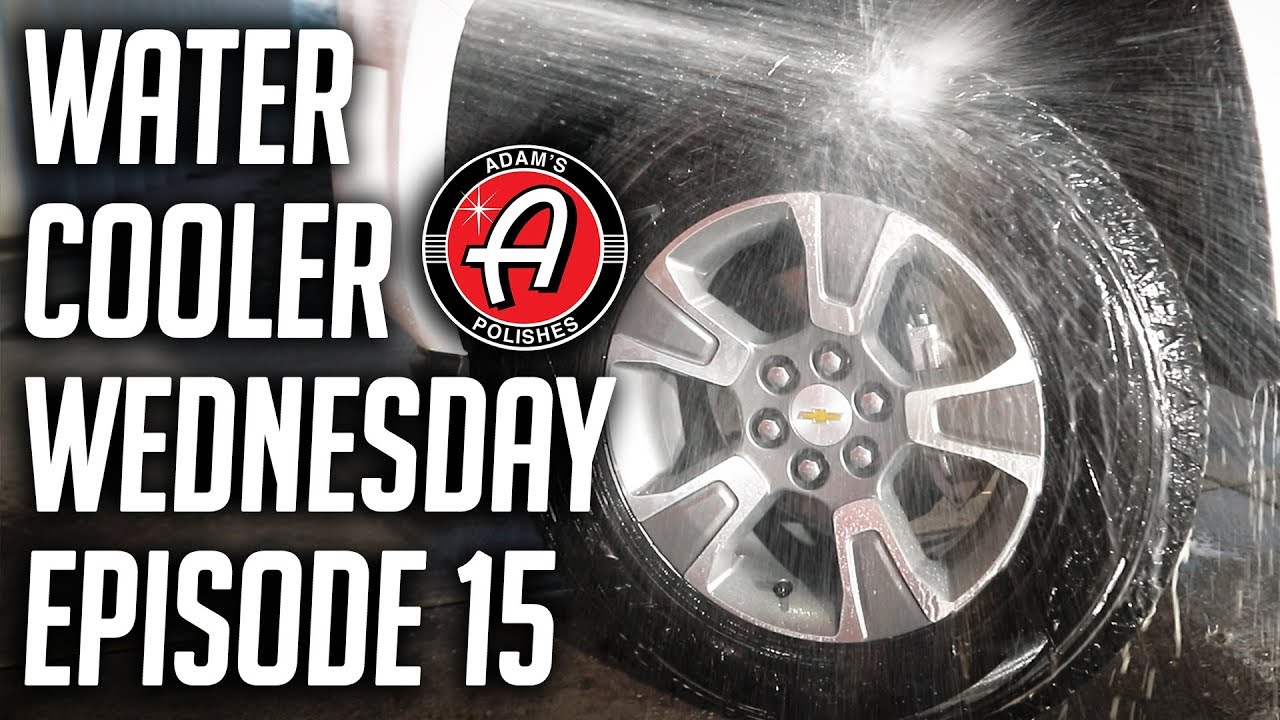 Easy Cleaning of Tires, Coated with Tire Armor | Adam's Polishes Water Cooler Wednesday Episode 15