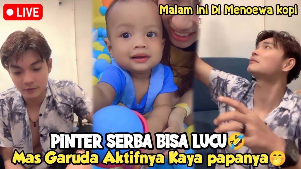 MAS GARUDA AKTIFNYA KAYA PAPANYA🤭 SERBA BISA LUCU MALAM INI PAPA GARUDA DI MENOEWA KOPI JOGJA