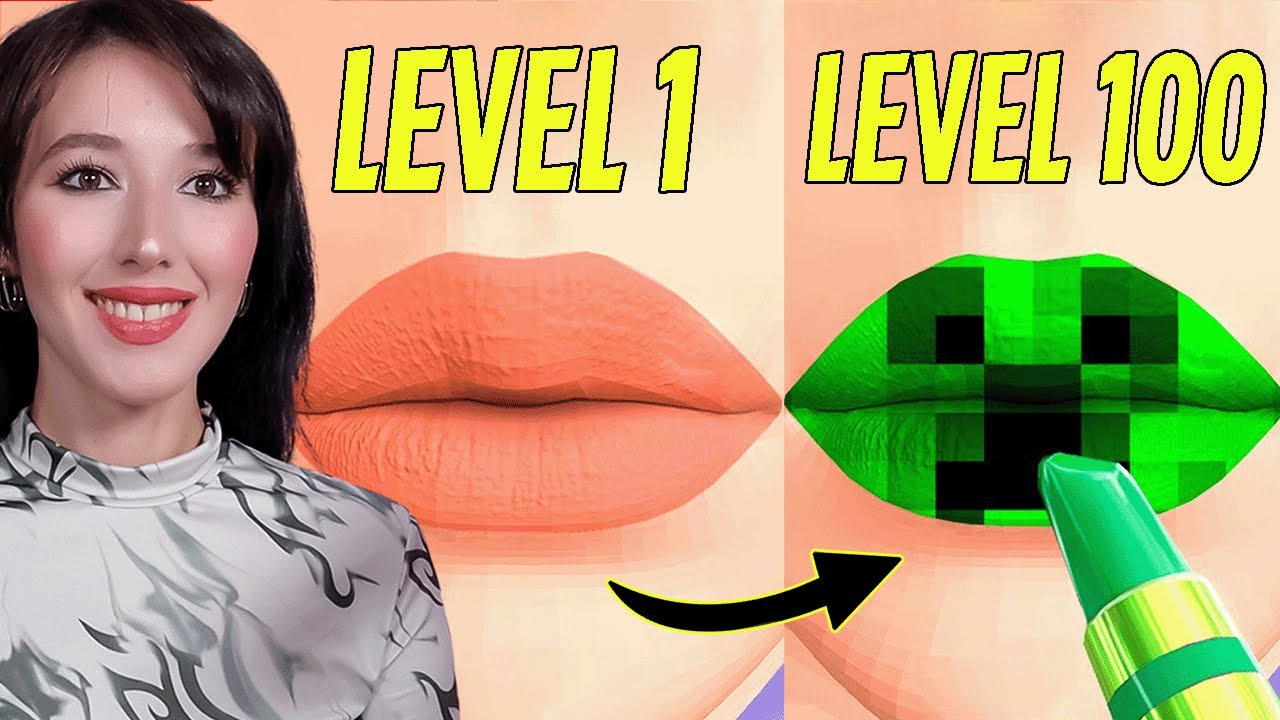 PROFESYONEL BİR DUDAK SANATÇISI OLDUM! Lip Art 3D
