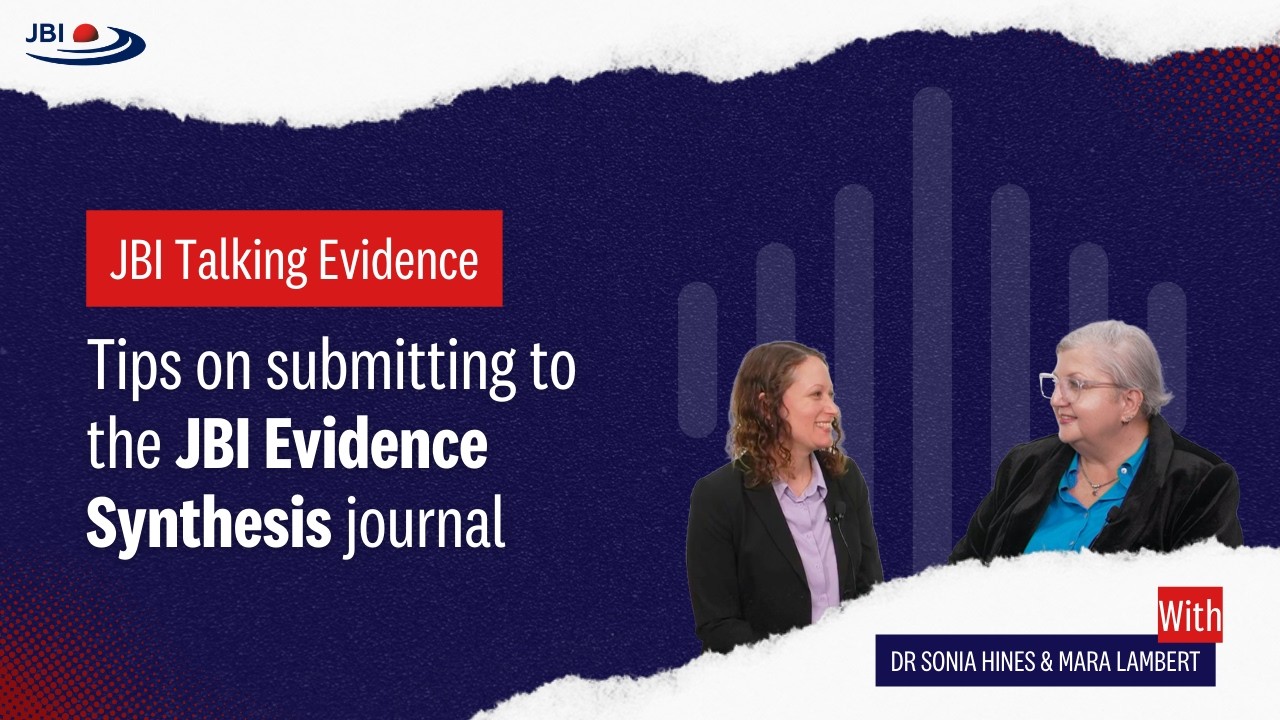 Советы по отправке статей в журнал JBI Evidence Synthesis