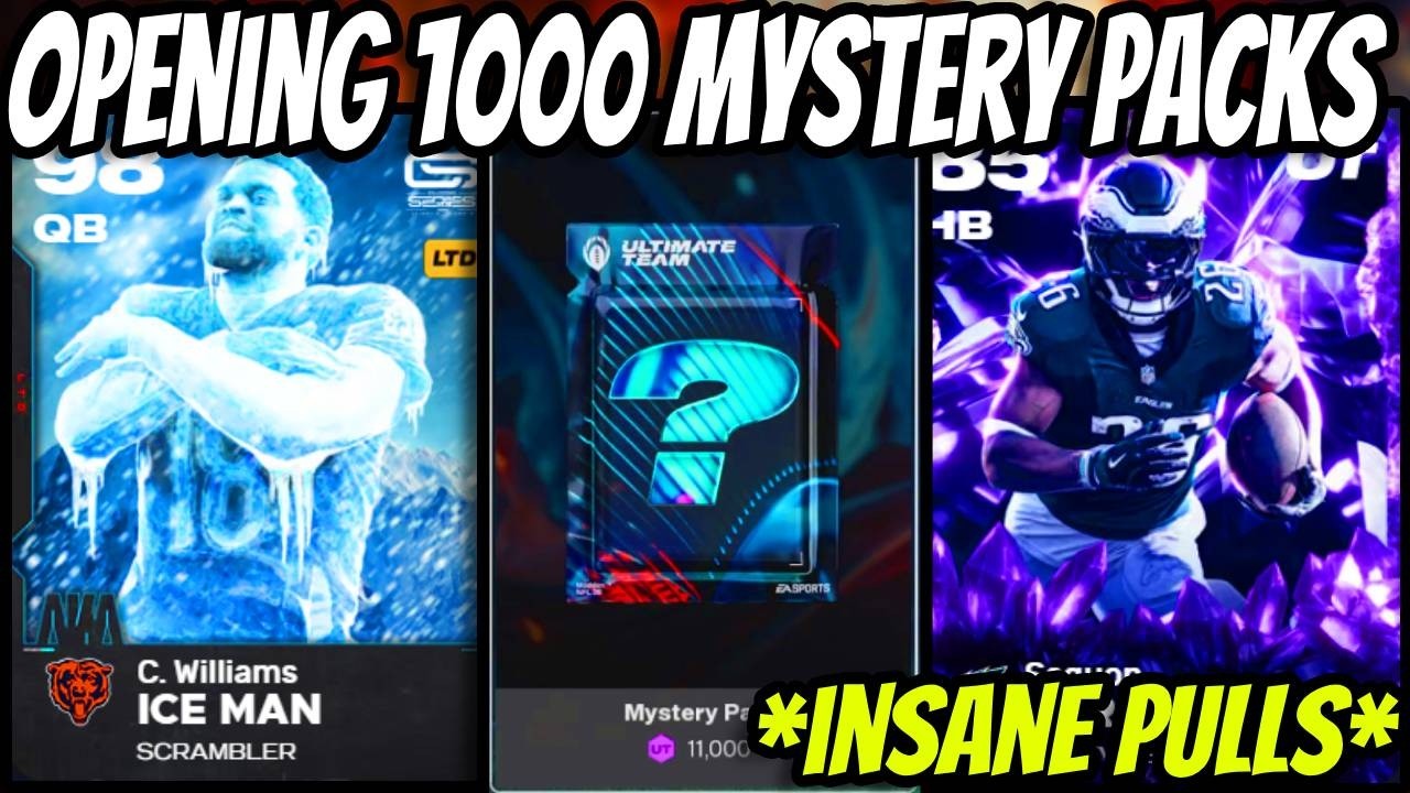 Я открыл 1000 улучшенных загадочных наборов в Madden 26!! Боже мой, сколько же невероятных находок!!