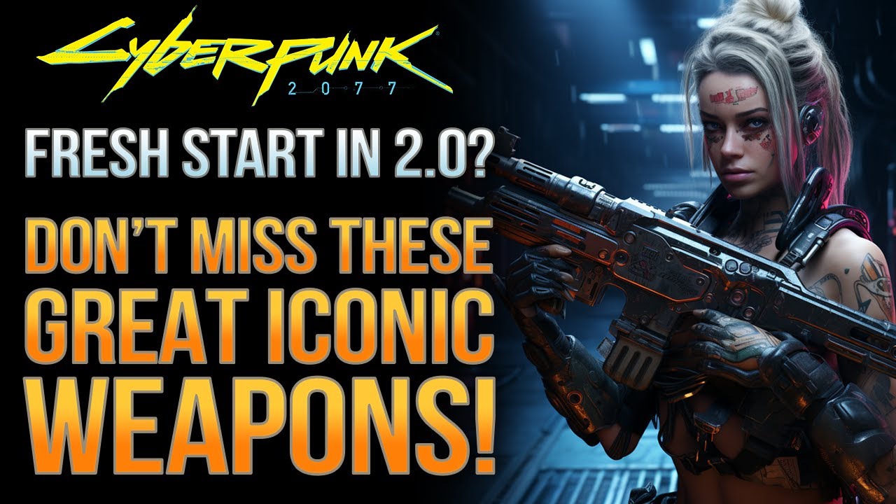 Cyberpunk 2077 — Лучшее культовое оружие для нового персонажа | Приобретайте их заранее для Phant...