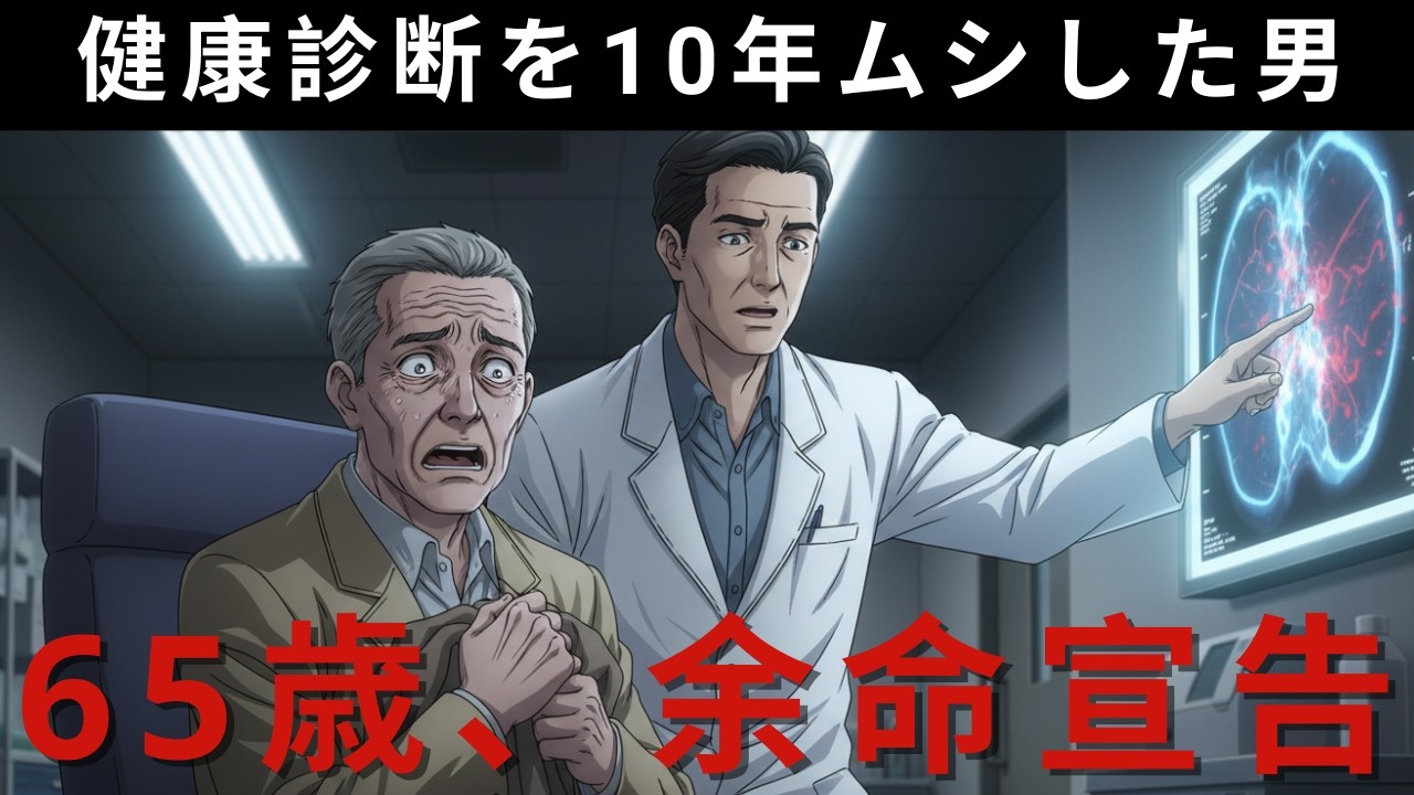 【漫画】健康診断を10年間無視し続けた男の65歳...医師に告げられた余命宣告