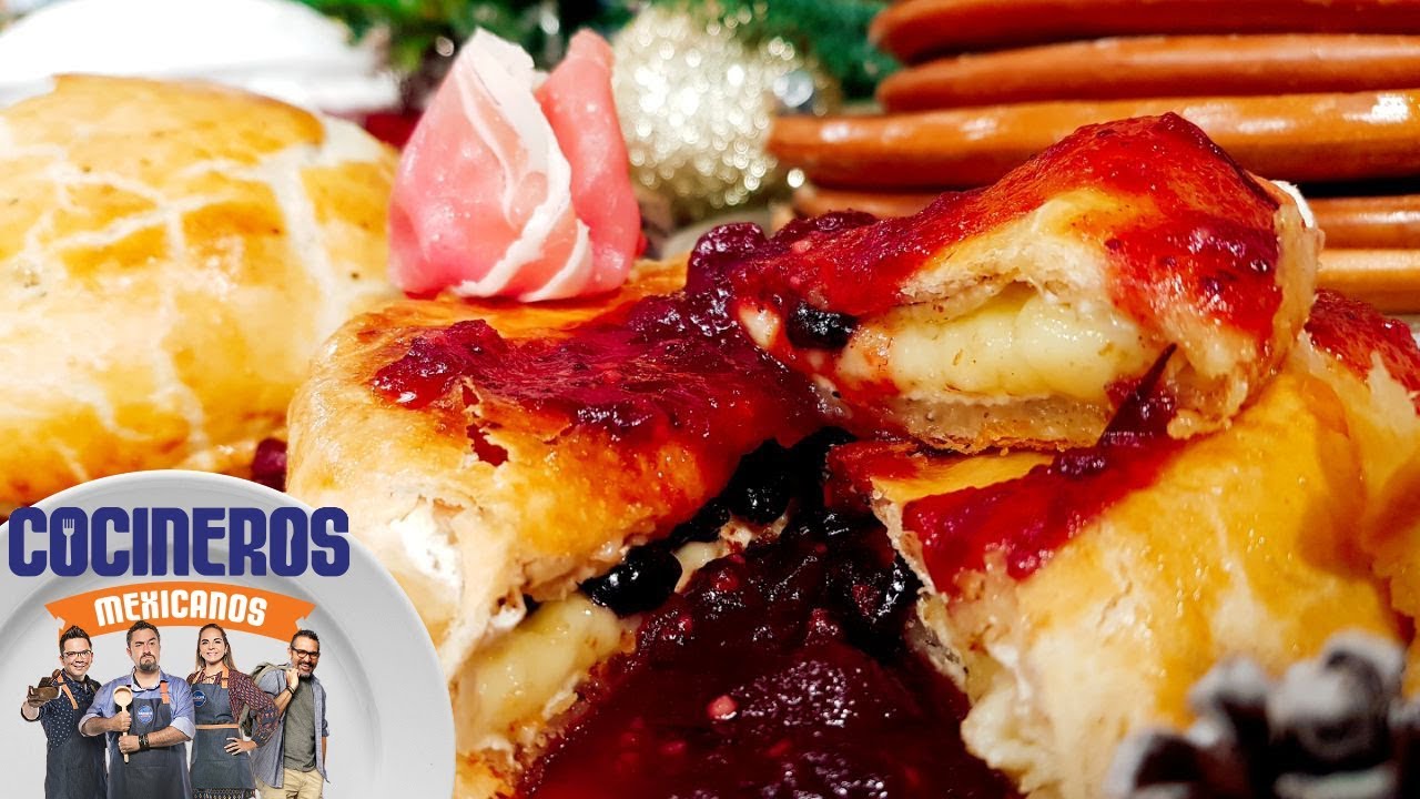 Receta: Queso envielto en hojaldre con arándanos | Cocineros Mexicanos