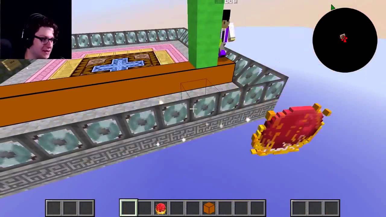 Minecraft SkyDoesMinecraft Mini Game   DO NOT LAUGH! LUIGI FAILS AND HEARTBREAK w  Facecam