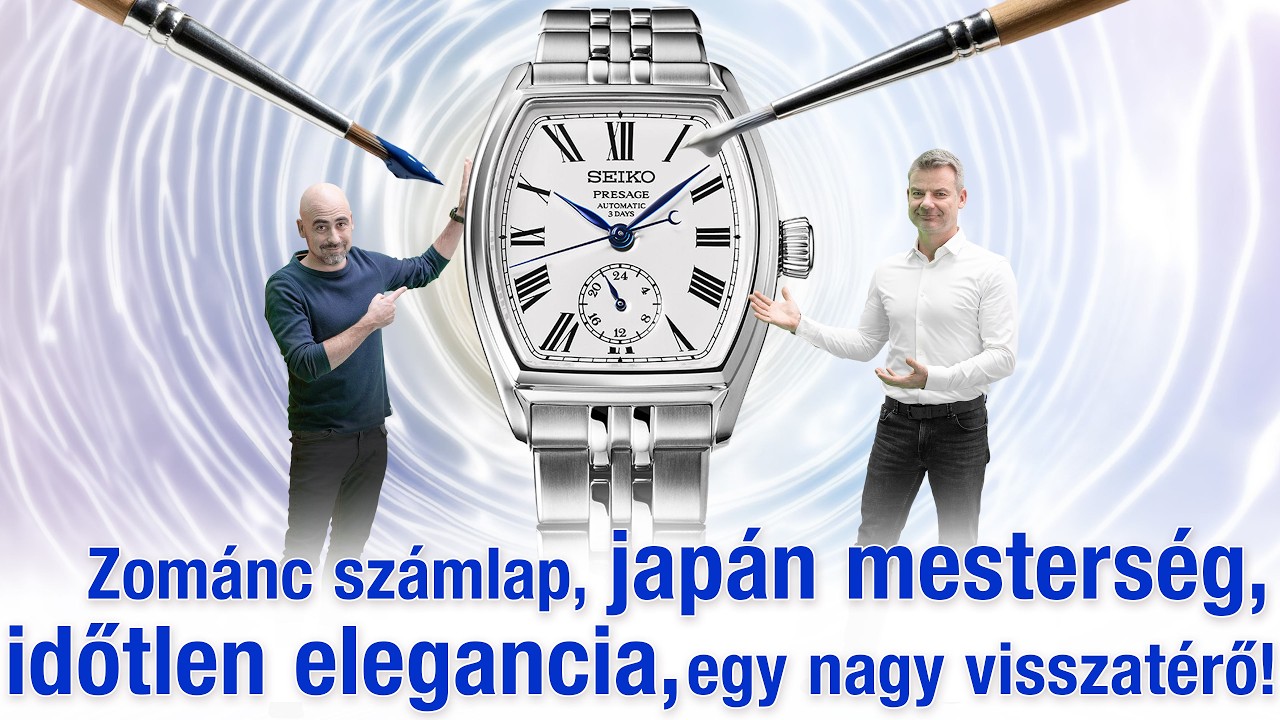 Zománc számlap, japán mesterség, időtlen elegancia, egy nagy visszatérő! Seiko Boutique TV S06E29