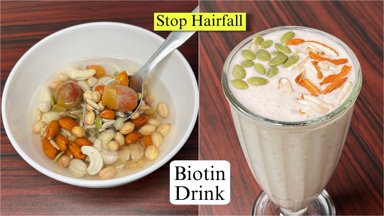 Biotin Drink for Stop Hair Loss | Best Home Made Remedy for Hair fall & Hair Loss 