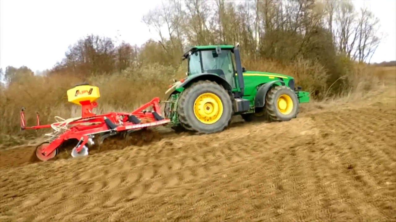 John Deere 8330  Horsch Terrano 4fx uprawa pod buraki cukrowe