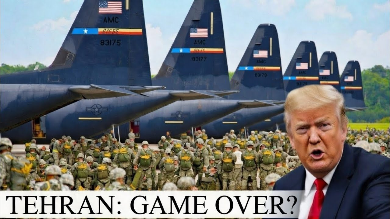 Iran in Shock: Massive US C-17 Troop Surge to Middle East – Operation Epic Fury