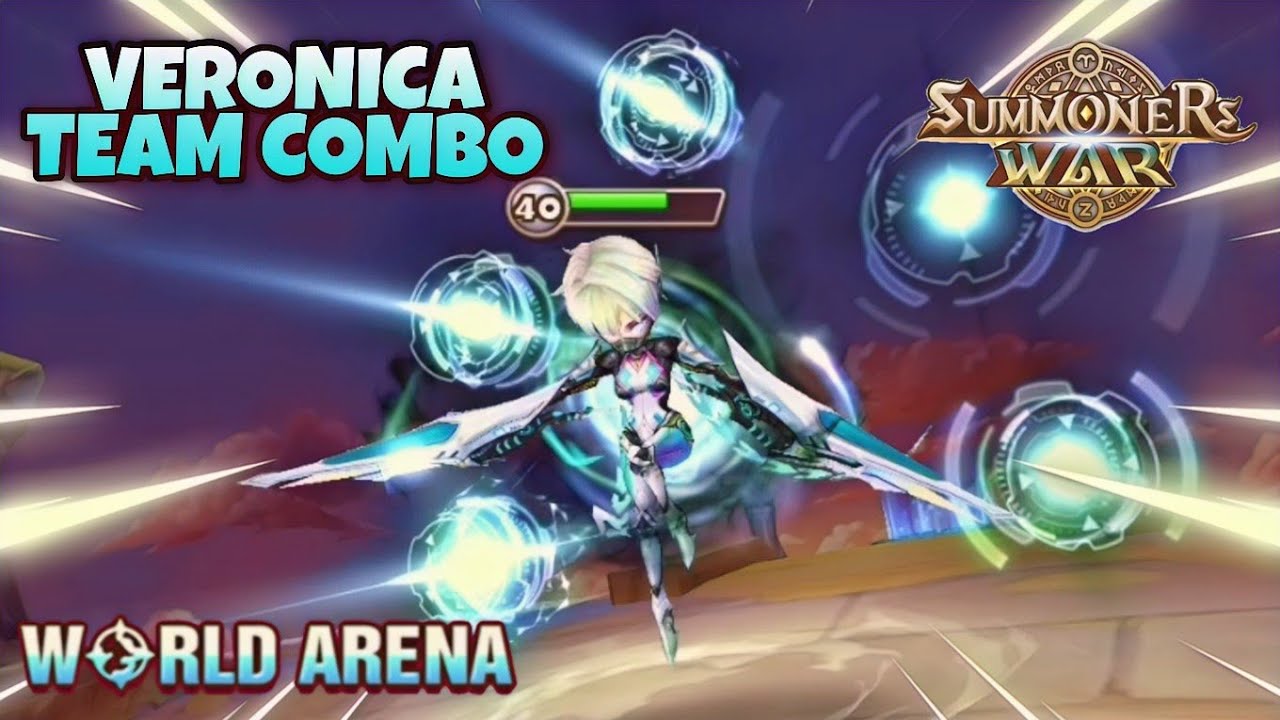 Veronica Team Combo in World Arena - Summoners War