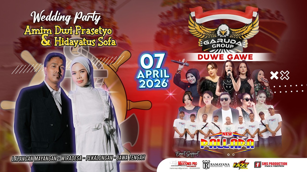 LIVESTREAMING CEK SOUND NEW PALLAPA LIVE AMIM DWI PRASETYO & HIDAYATUS SOFA - GARUDA GRUP - MAYANGAN