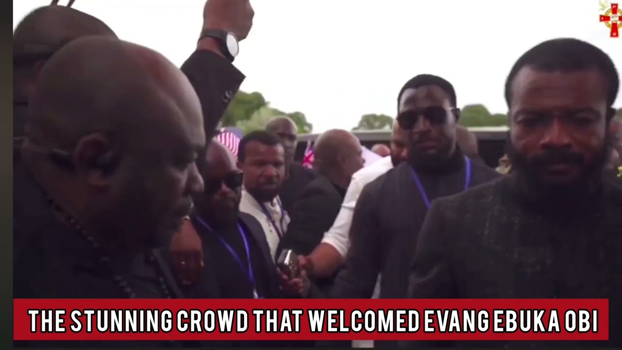 THE STUNNING CROWD THAT WELCOMED EVANG EBUKA OBI AT THE IRELAND CRUSADE
