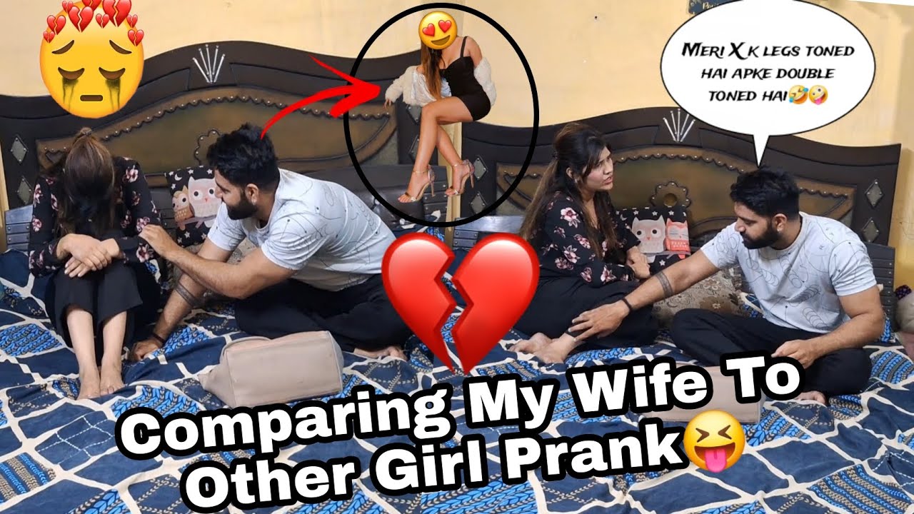 Comparing My Wife To Other Girl Prank😜 **She Felt** Jealous😡😳 || Epic Funny Reaction😂 #prank #viral