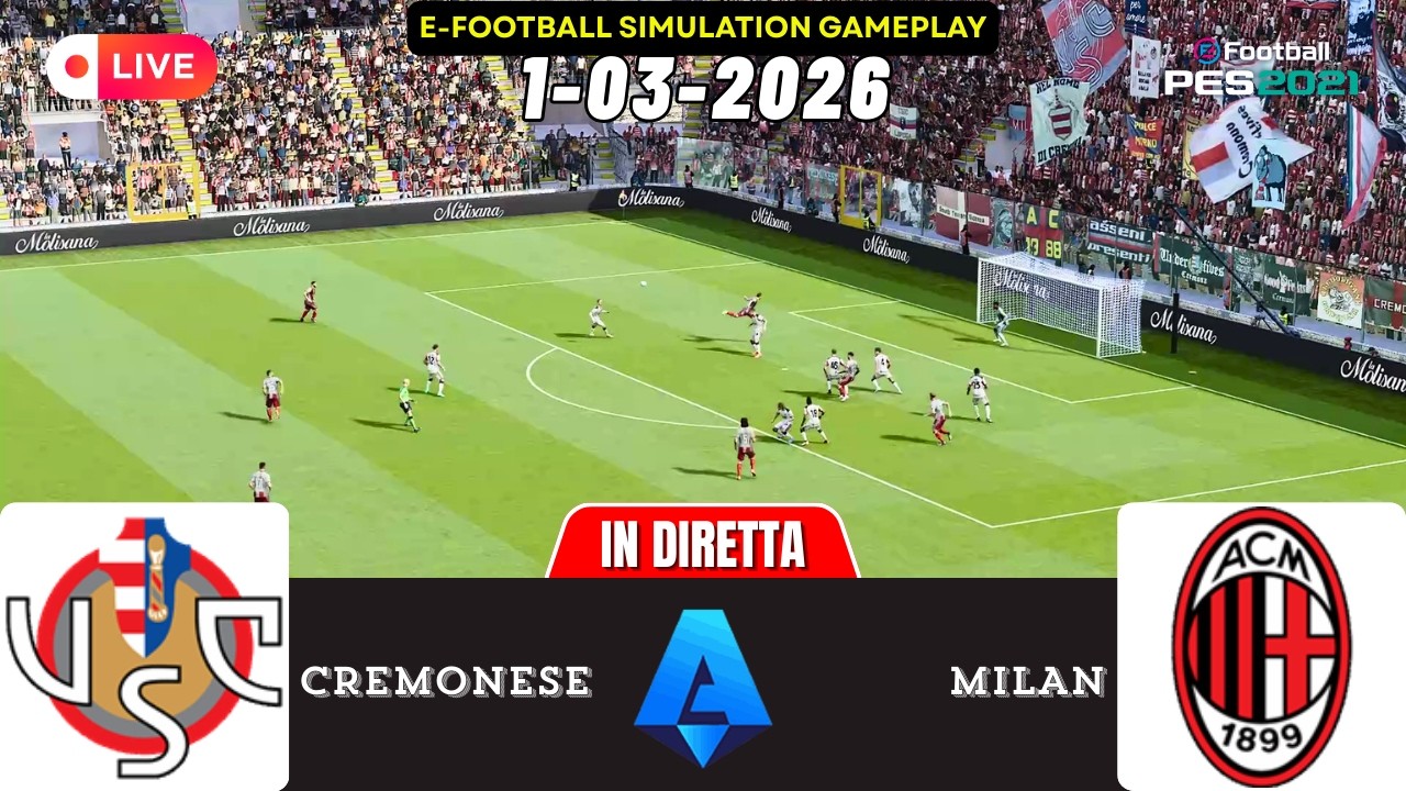 🔴 In Diretta : Cremonese vs Milan | Serie A 2025/26 | Streaming completo della partita