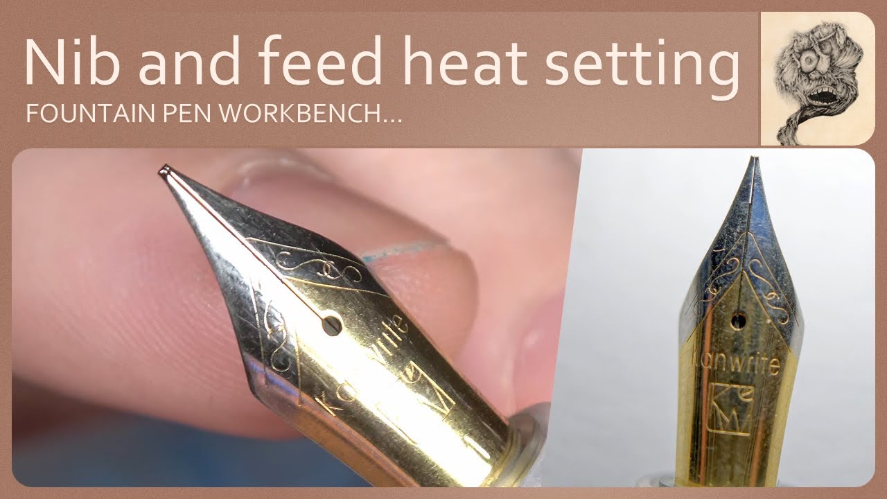 Nib and feed heat setting
