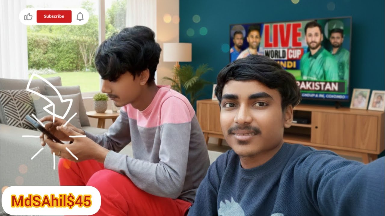 India vs pakistan Circket match 🥰Today   #sahilvlog #circket #match @MD_SAHIL45 