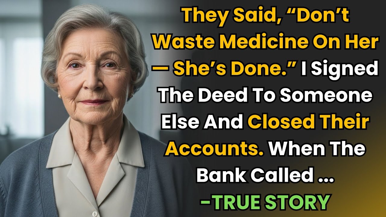 HER TRUE STORY FROM OHIO 👵💔 “They Said, ‘Don’t Waste Medicine On Her’ So She Closed Every Account