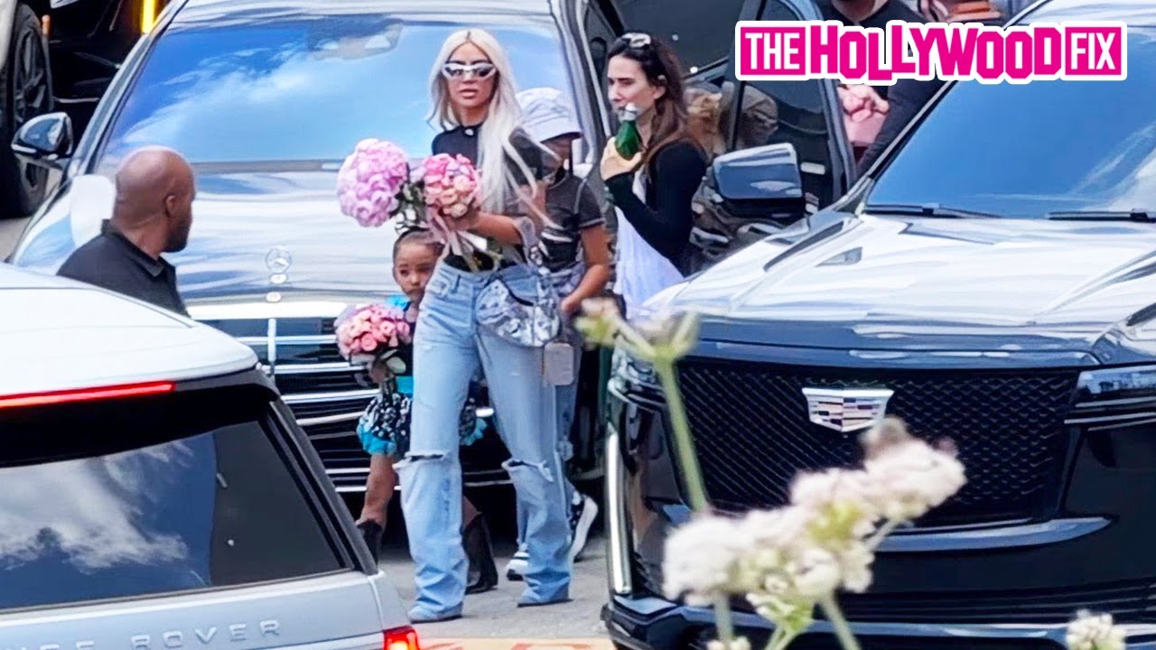 Kim Kardashian, Kylie Jenner, Travis Scott & More Attend The Father's Day Dance Recital In Calabasas