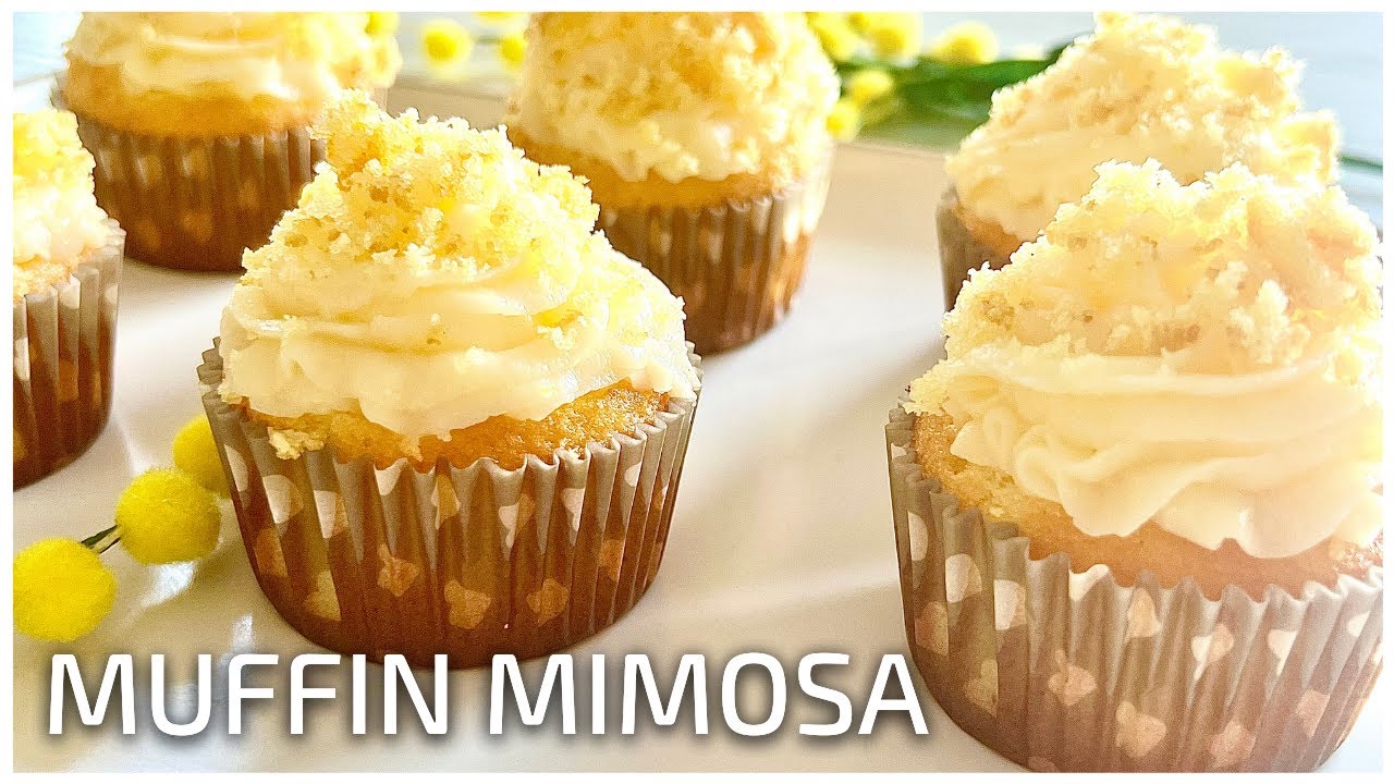 🍰 Ottima alternativa alla TORTA MIMOSA | Muffin mimosa super veloci