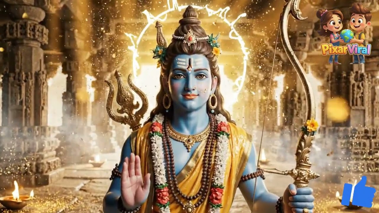 Shri Ram Jai Ram Jai Jai Ram | Powerful 8 Minute Ram Chant | Remove Negativity & Attract Peace