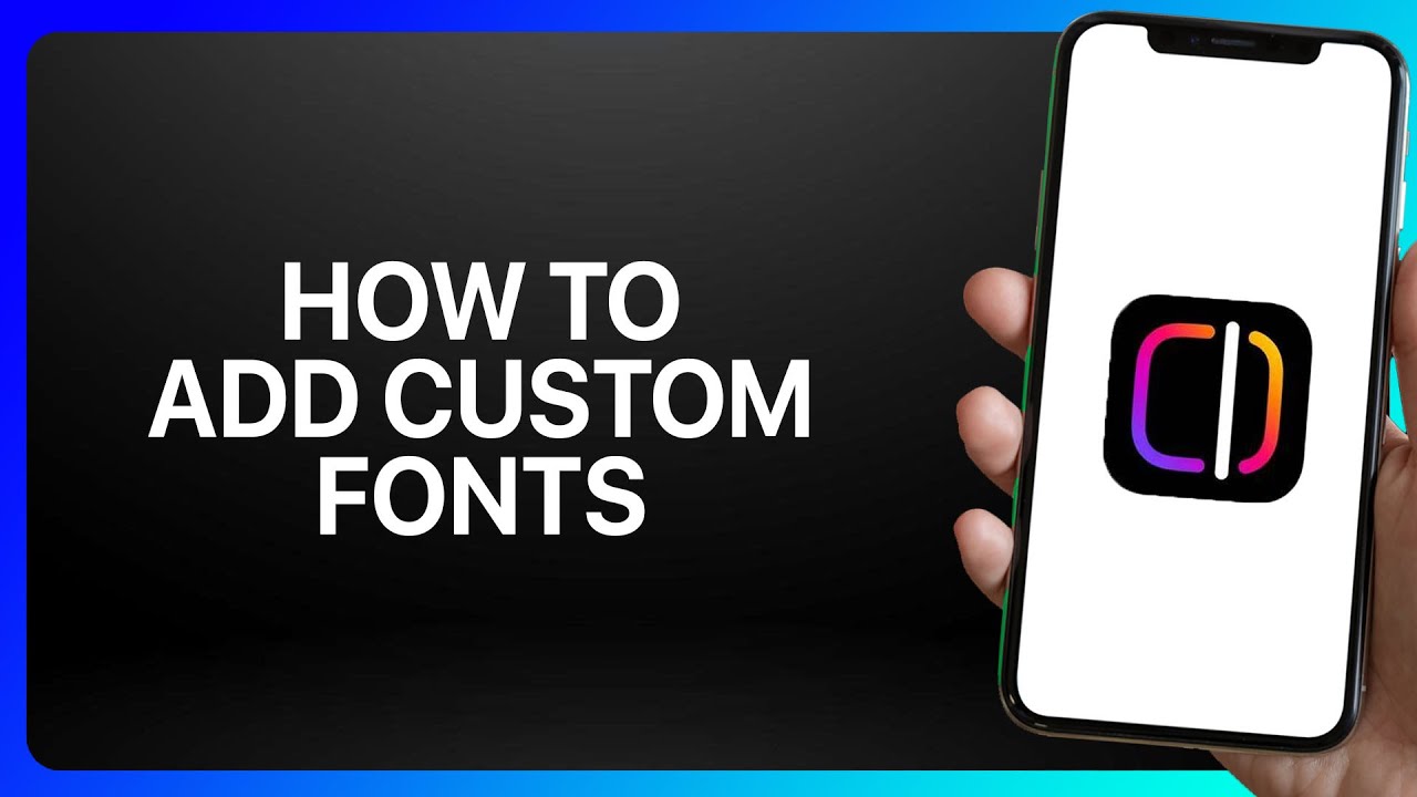 How To Add Custom Fonts in Instagram Edits Tutorial