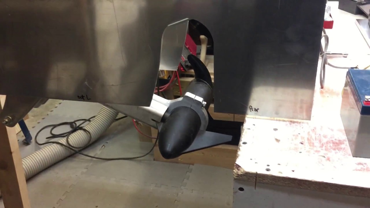 Retractable bow thruster on the cheap.