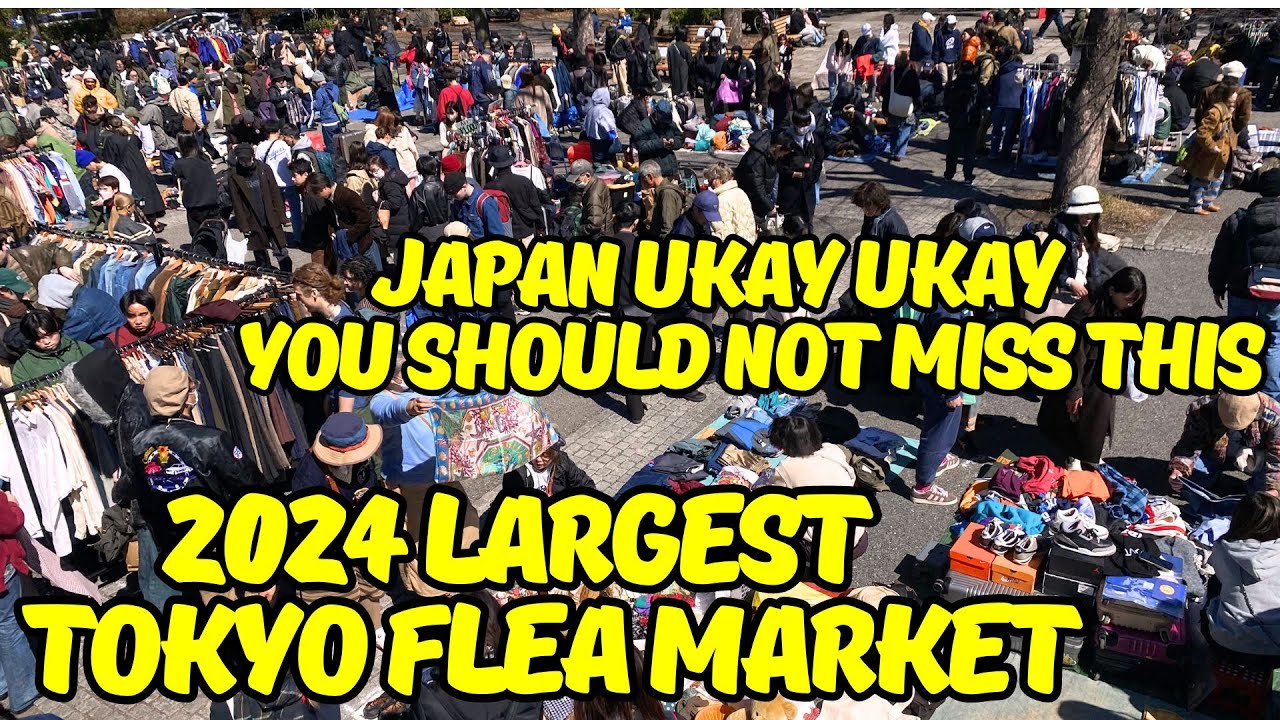 Tokyo's BIGGEST Flea Market 🛍️🇯🇵 | Japan's Secondhand Treasures 💎 | Ukay Ukay Shopping Tour 🛒✨